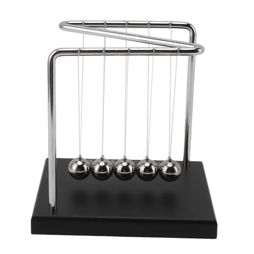 Pendulum Ball Innovative Design Wooden Base Z Shape N Shape Home Decoration Science Accessory
