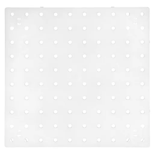 Garage Pegboard Tool Organizer Panel Boards Hooks Storage White