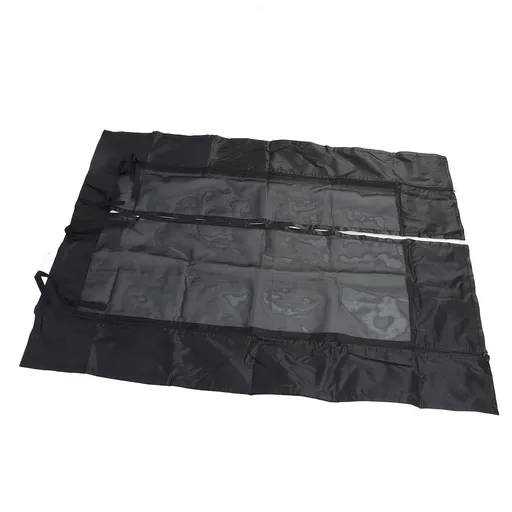 Van Fly Screen Net 420DPA Zipper Magnetic Closure Fly Proof Camping Van Screen Door for Van Sliding Door