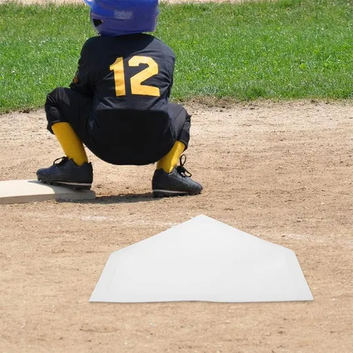 Pitcher Training Plate Tpe White for All Levels of Players Indoor Outdoor Use