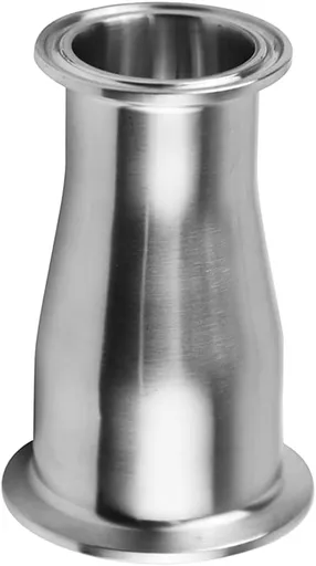 Reducer Tri Clamp Ferrule Stainless Steel 304 Sanitary Fitting 2" Tube OD to 1-1/2" Tube OD (Pack of 1)