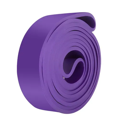 TPE Resistance Band Yoga Fitness Strength Training Purple