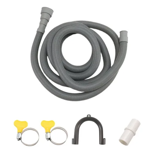 Drain Hose Extension Set Universal Washing Machine 10Ft, Include Bracket Connector and Clamps Hoses