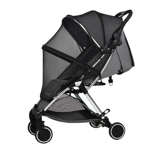 2 in 1 Net Baby Stroller Sun Shades with Zipper Window, Universal Mesh Travel Breathable See Through Outdoor Walking Beach