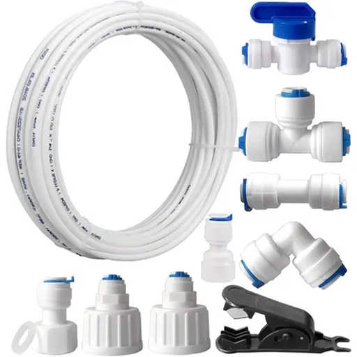 Refrigerator Water Supply Hose Connector Kit Universal, 15 m