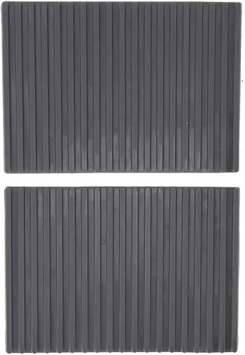 Small Soldering Mat 2pcs, Rubber Repair Work 4.1x5.6in Heat Resistant Antislip Station Pad Watch Tools Storage for Repairing Maintenance