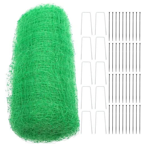 1 set of fine mesh green PP for protecting farmers' gardens