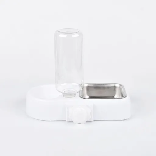 Pet Automatic Feeder Jiaming PP Stainless Steel 32 Pack White color box