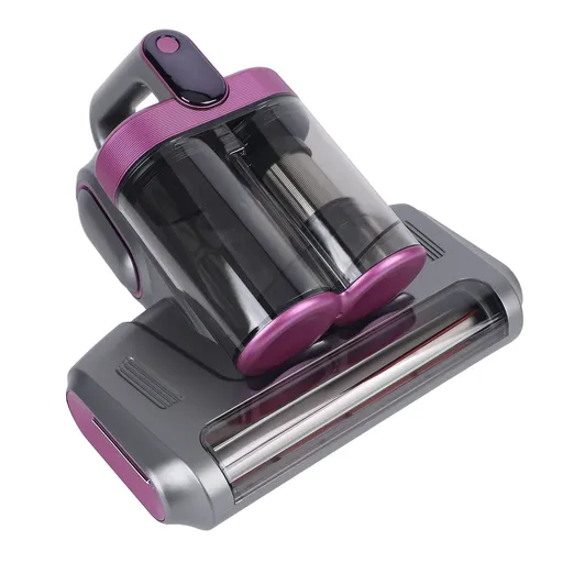 Bed Vacuum Cleaner Cordless Mattress Vacuum with 13000Pa Suction 520ml Large Dustbin Large Suction Port for Bed Sofa Carpet Gray Purple