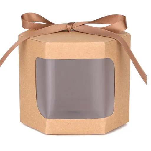 20PCS Small Gift Box Candy Storage Box Party Favor Treat Packaging Recyclable - Kraft-L