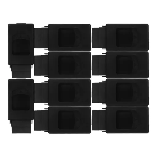 Plastic Hidden Door Latch Black for Distribution Box Space Optimization and Durable Design