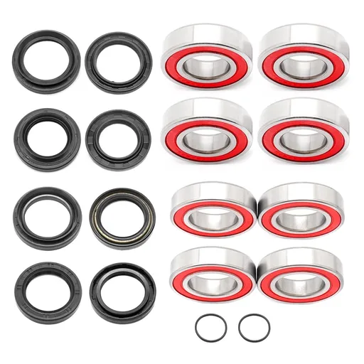 Front Rear Wheel Bearings Seals for Yamaha Rhino 450 Rhino 660 Rhino 700 2005-2013