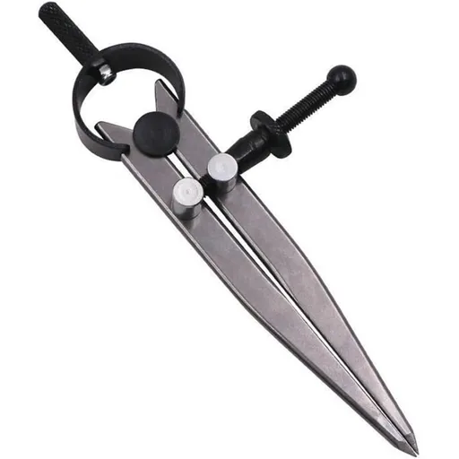 Adjustable Lockable Leather Divider Tool for DIY Leatherwork,Scribing Gauge for Precise Line Marking on Vegetable Tanned Leather,Measuring Tool for Bags and Intricate Leather Goods