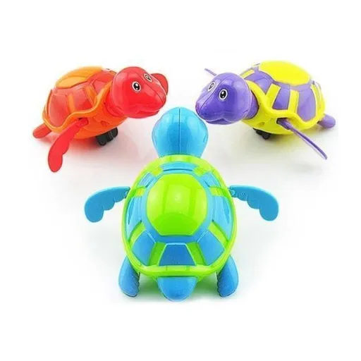 Hod Health & Home Wind Up Swimming Animals Cute Bath Toys Water Fun - Turtles