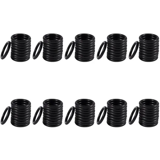 100 Pcs Mechanical Rubber O Ring Oil Seal Seals 15 mm x 9 mm x 3 mm