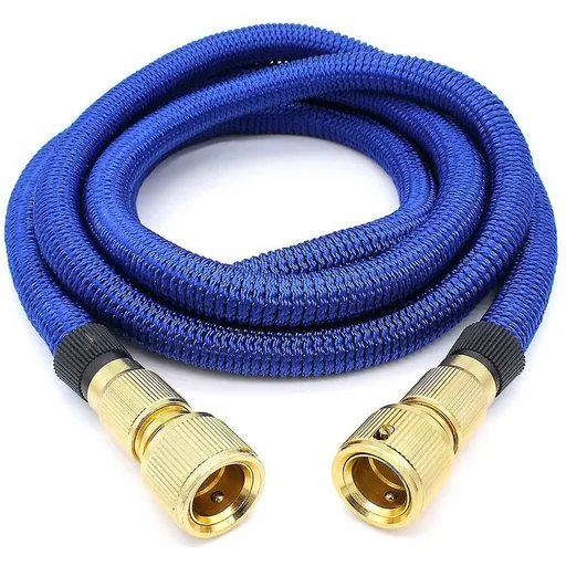 Expandable Garden Hose Flexible Retractable Hose with Metal Fittings 24.6ft