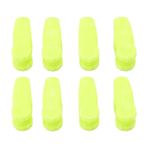 8PCS Hand Pressure Point Tool Plastic Hand Acupressure Clip for Between Thumb and Index Migraine Headache Relief Green