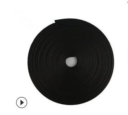 Ning zhi Car Wheel Hub Anti Scratch Strip 8m Black Black (8.1m rolls)