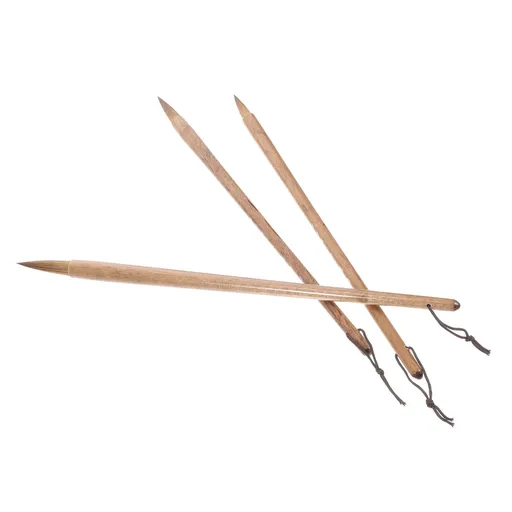 3pcs Lang Hair Brush Multipurpose Painting Brush Household Painting Brush Calligraphy Accessory Traditional Calligraphy Brush Natural