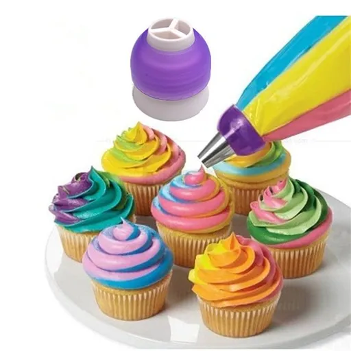 Plastic pipe bag coupler with a diameter of 0.98 inches/25mm cake decoration icing nozzle pipe tip coupler