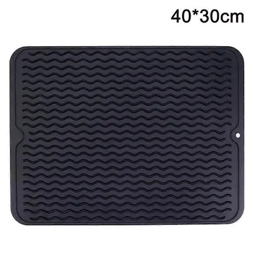 Non-Slip Silicone Dish Drain Mats 2 Pack