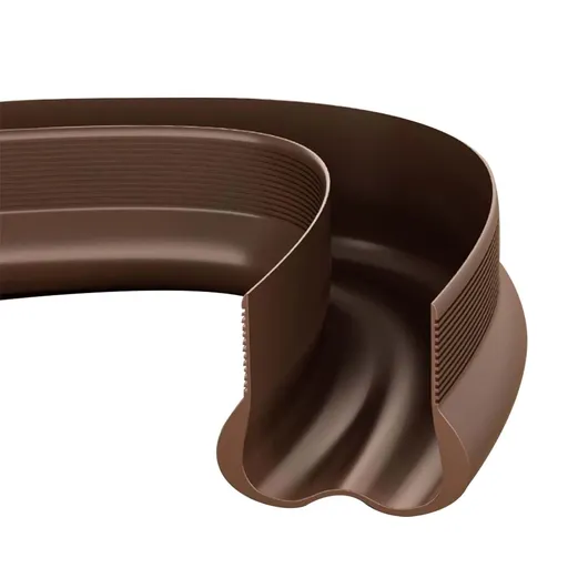 1 Piece Foam Door Draft Stopper, Thick Weather Seal Strip for Interior and Exterior Doors to Block Draughts, Noise and Cold Air, Brown