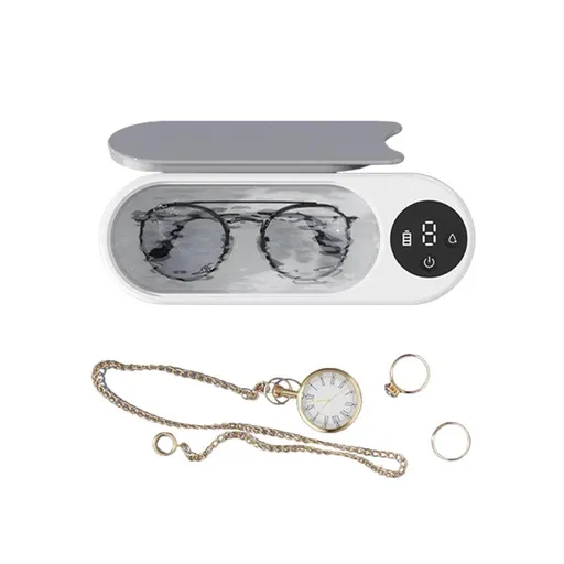 Portable Ultrasonic Sonic Wave Cleaner for Glasses Watch Jewellery