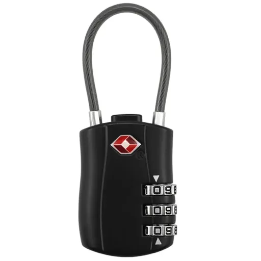 Zinc Alloy Combination Lock Anti-Theft For Luggage Cabinet Drawer Suitcase - Black