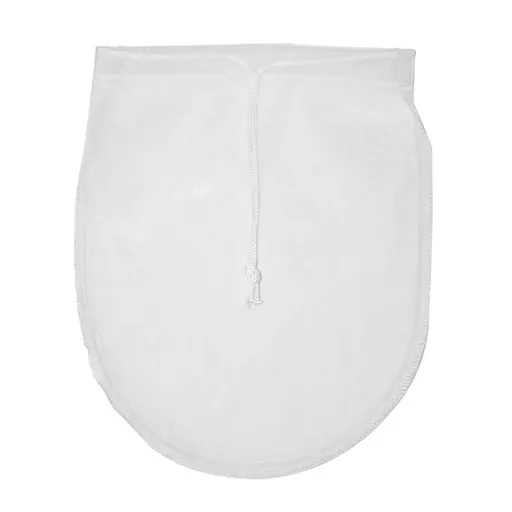6-Pack White 12x10 Inch Nylon Mesh Nut Bags, Reusable Cheesecloth Strainer for Almond Milk, Yogurt & Cold Brew Coffee