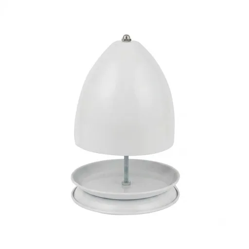 Iron Candle Warmer Lamp with Elegant Egg-Shaped Shade, Safe Flameless Scent Melting for Cozy Ambiance in Bedroom, Living Room, Yoga Studio, and Office, Perfect Gift for Christmas, Birthday, Mother's Day, and Valentine's Day (White)