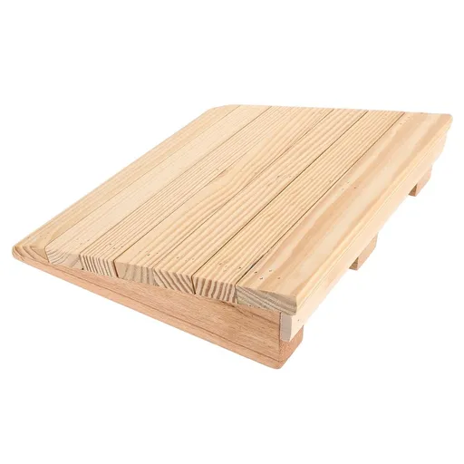Portable Wooden Door Threshold Ramp for Home, Wheelchair Friendly, Ideal for Sweeping Robots and Small Mobility Vehicles