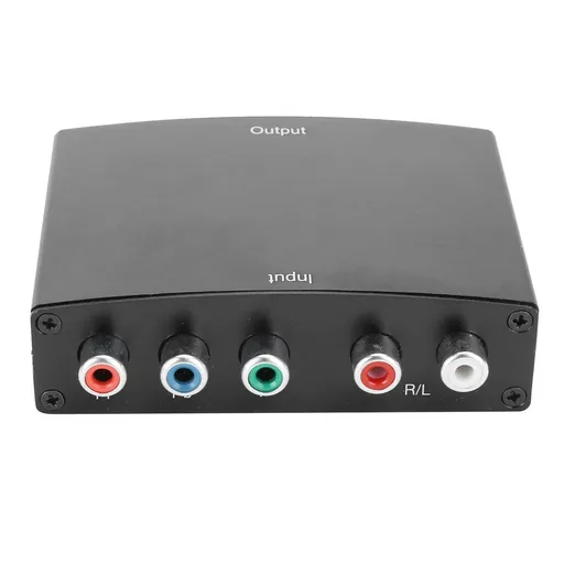YPbPr to HDMI Adapter L/R Audio RGB Adapter ABS Transformer 100?240VEU Plug