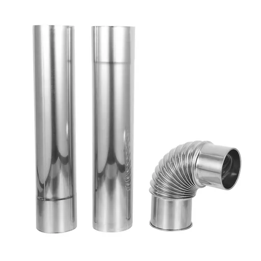 Stainless Steel Stove Chimney Pipe Extension Kit for Efficient Stove Ventilation and Flue Pipe Connection