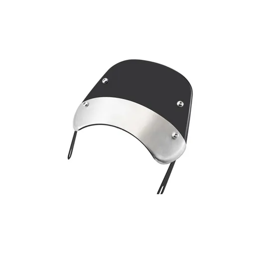 motorcycle windshield deflector, electric vehicle retro modification, small windshield with bracket, front windshield deflector