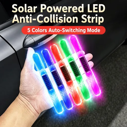 6 Pcs Car Door LED Warning Light Flashing Signal Safety Wireless Lamp Wireless LED Welcome Lights for Suv Truck Vehicle Automotive Trailer Rv Van