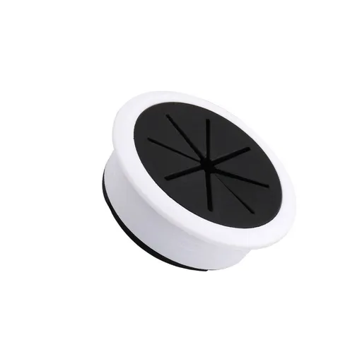 4 PCS Desk Grommet, White Rubber Grommets for Wiring, 50 mm Cable Grommet, Desk Hole Cover Grommet for Office Computer