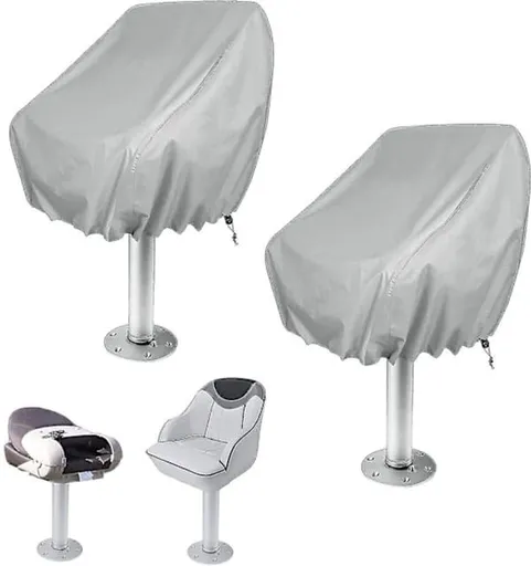2 - Piece Outdoor Yacht Oxford - Cloth Waterproof Seat Covers - Captain & Rear! | Hot - Sell