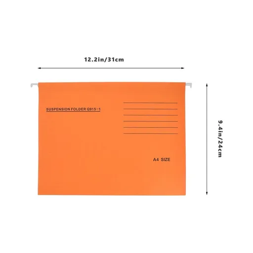 A4 Hanging File Folders Assorted Colors for Document Organization and Storage