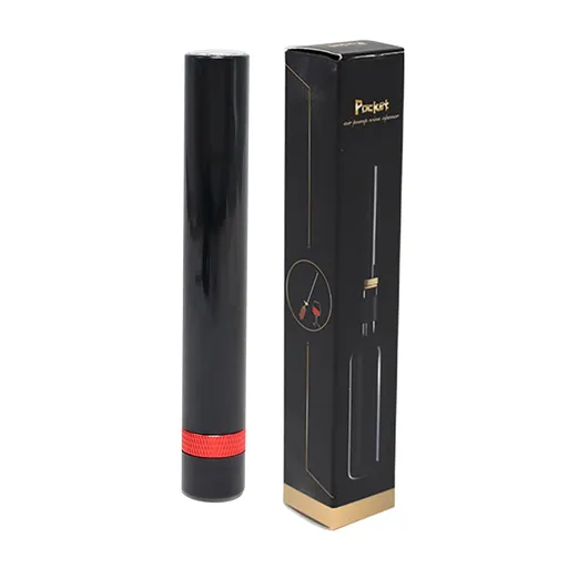 Bottle Opener , Innovative Needle Air Pressure Stylish Wine Opener Portable Home Quick Opening Tool Designed for Those Pursuing Taste. Red