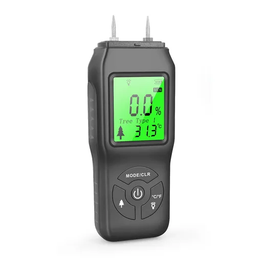 Wood Moisture Meter for Wood Wall Dampness Inspection Accurate Woodworking Moisture Gauge Digital Water Leak Tester