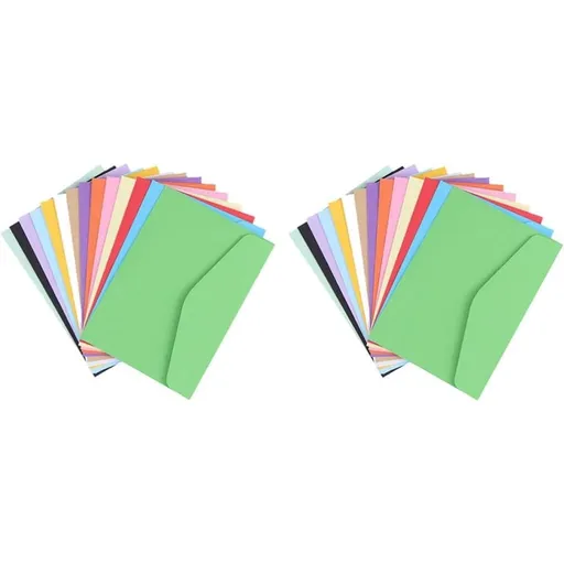 70 PCS Creative Paper Envelope Single Color Pack - 11.5x8.2cm Invitation Cards Blessing Cards Postcard Style for Decorations