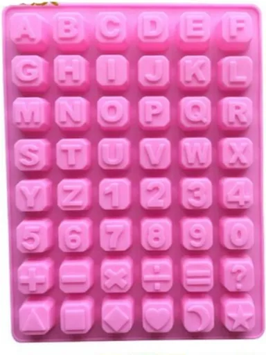 English Alphabet Silicone Mold