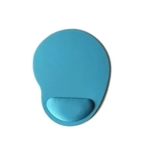 Comfort Mouse Pad with Built In Wrist Support Non Slip Ergonomic Mice Mat - Lake Blue