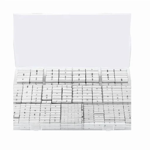 460PCS Non Insulated Butt Connectors Kit, 24-8 Gauge Uninsulated Wire Connectors of Tinned