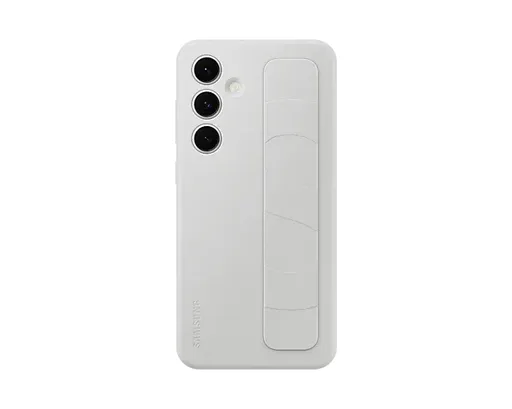 Phone Case Standing Grip Case for Galaxy S24 FE Gray