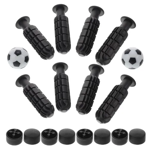 Foosball Table Accessories Sturdy Toothed Handles PP Material Replacement Use 1Set
