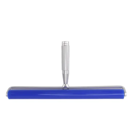 Dust Removal Roller Silicone Soft Aluminum Alloy Handle Iron Bearing Anti Static Roller for Film Dust Fibers Powder 12in / 30.48cm