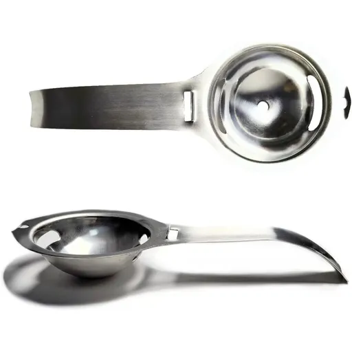 2pcs Egg separators, egg white and yolk separator, stainless steel, health and safety, separator, kitchen gadgets,egg separator for raw eggs（304 Stainless Steel ）