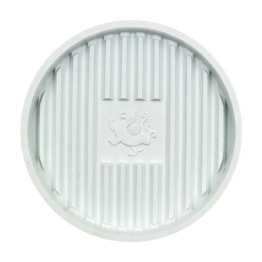Universal Plunger Tray and Mat, Drip Tray Holder for Toilet Plungers with Quick Air Drying, Plastic Floor Protector for Bathroom and Kitchen, White