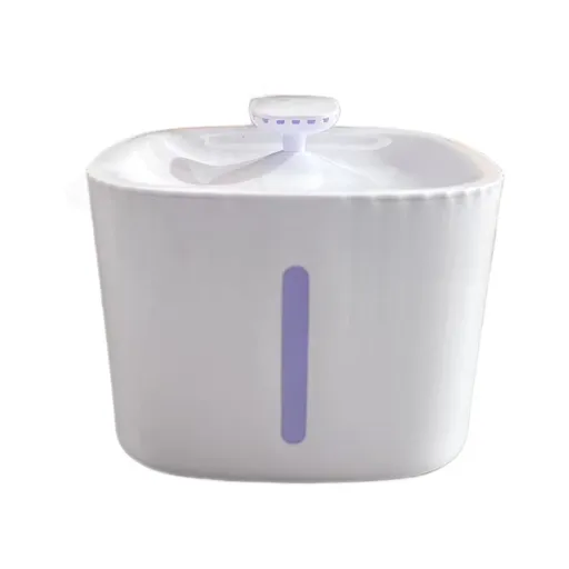 White New Pet Water Fountain – 3L Automatic Circulating Water Dispenser, Quiet Operation, Non-Wet Mouth Design for Cats and Dogs